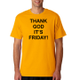 Marškinėliai Thank god it's Friday Marškinėliai Thank god it's Friday